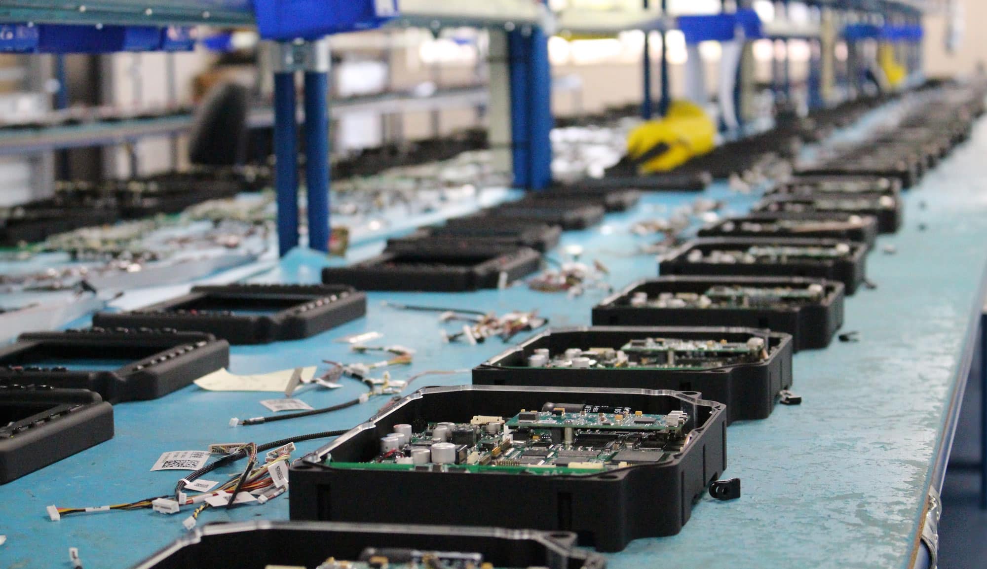 rugged displays on production floor