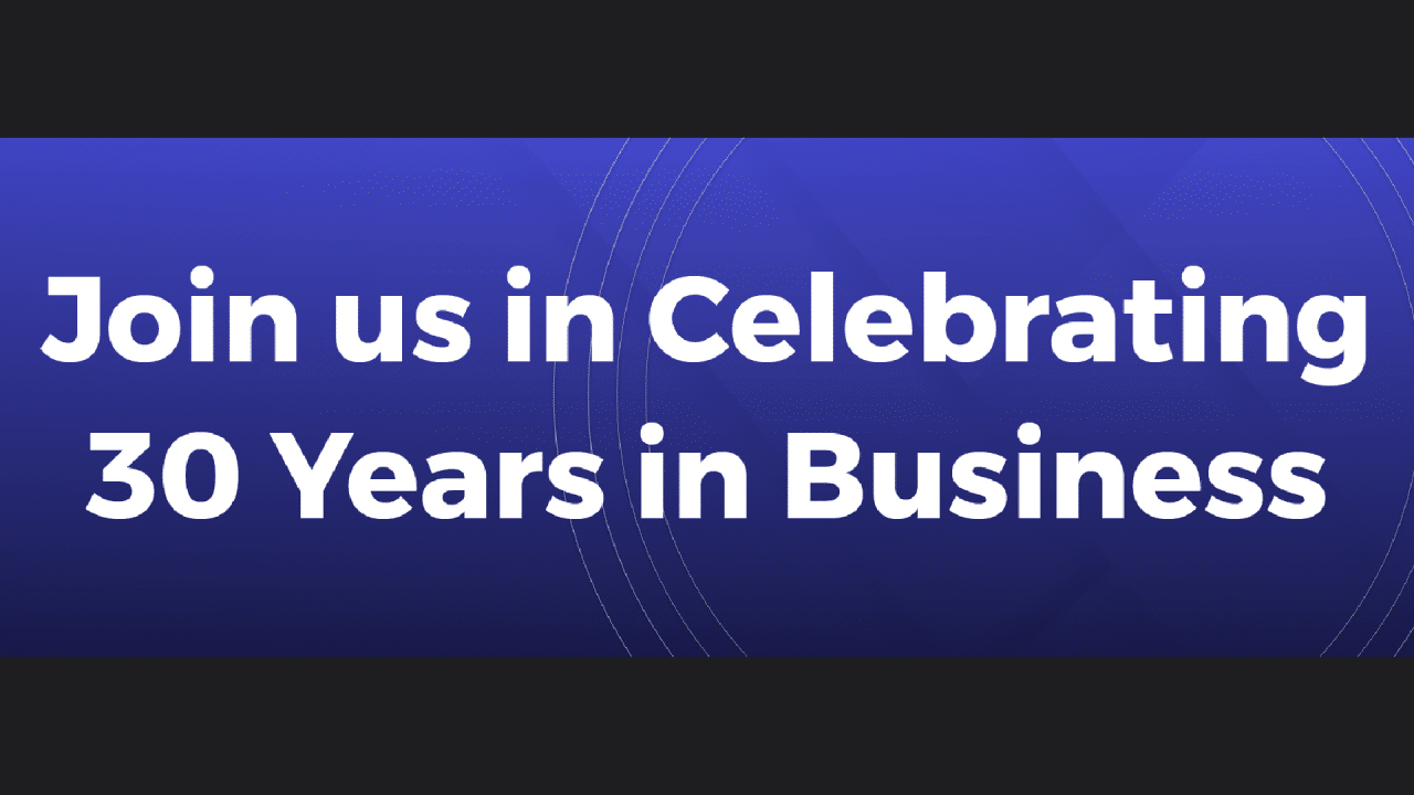 30 years in business