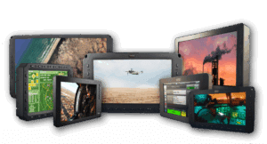 collage of rugged displays